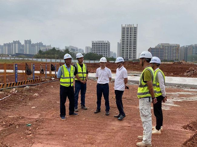邓少新视察施工现场。冼祖聪摄（修图）.jpg